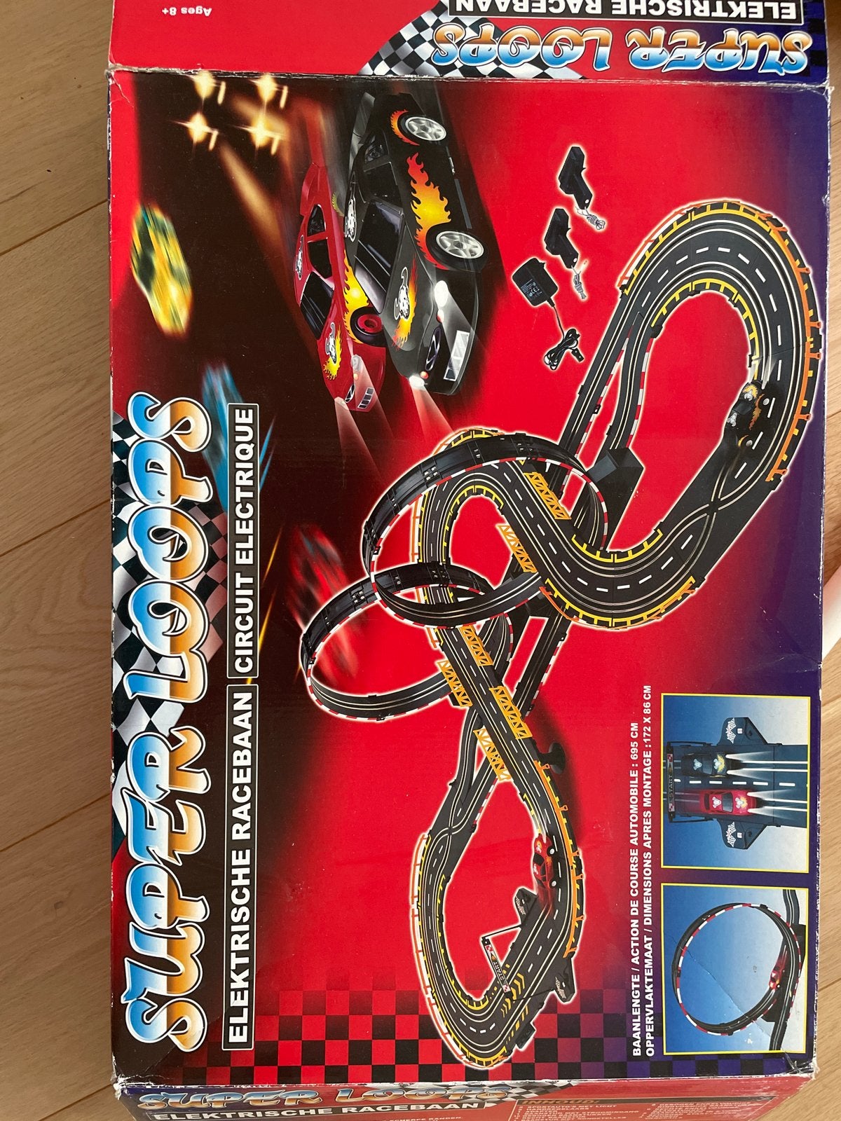 Super Loops Elektrische Racebaan - Compleet met Looping, Met looping, Elektrisch, Ophalen, Overige merken