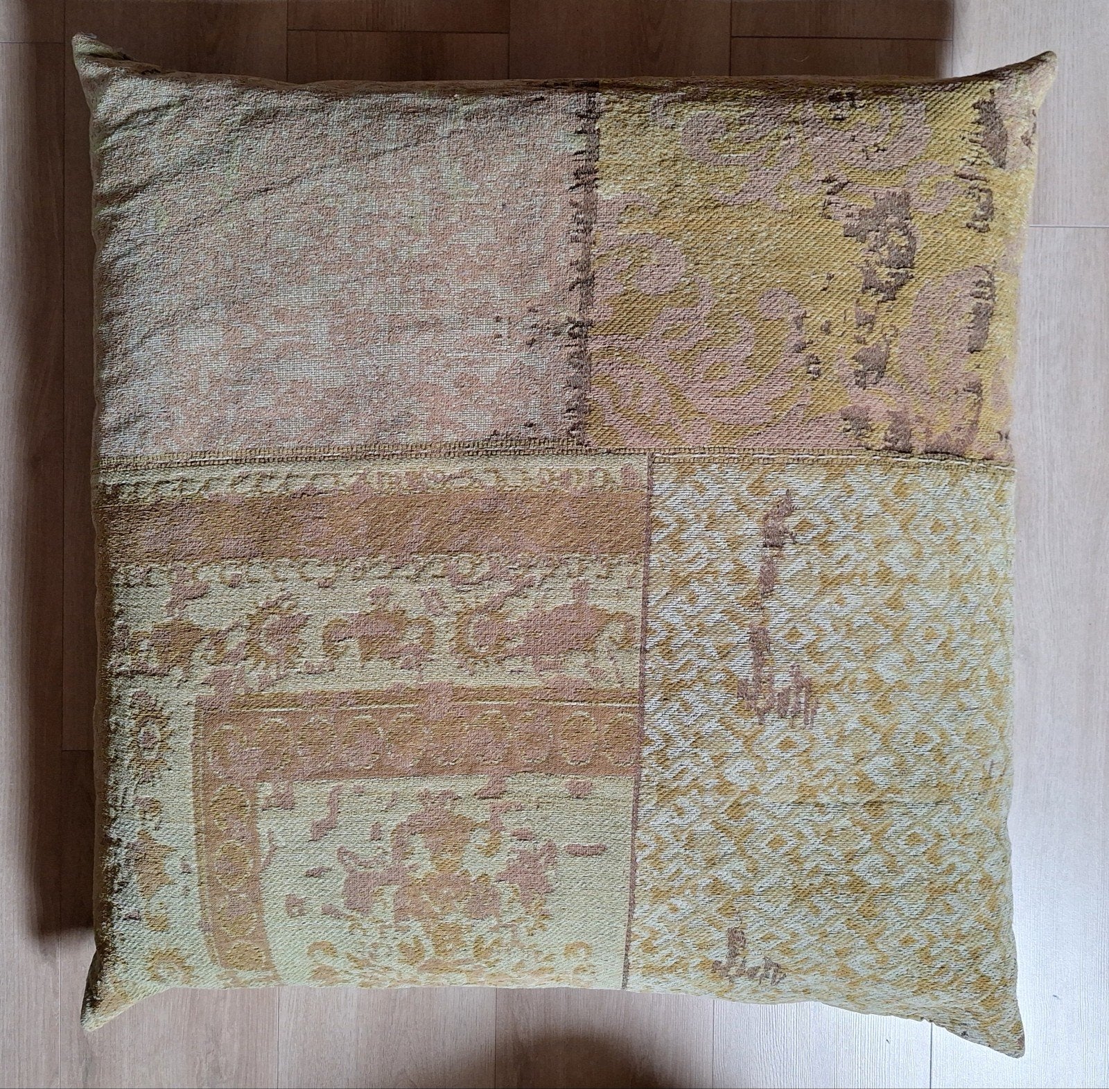Groot woonkussen 100x100x25cm - Nieuw, Ophalen, Vierkant, Nieuw, Afneembare hoes