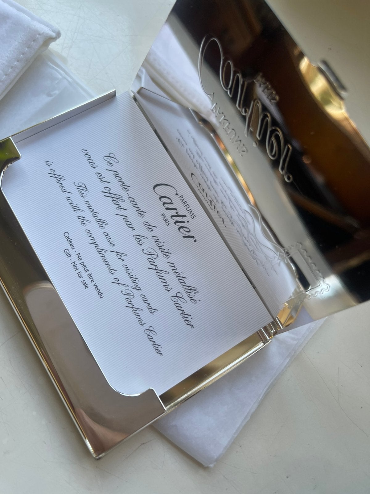 Nieuw Cartier verzilverde  card holder, Ophalen of Verzenden, Nieuw