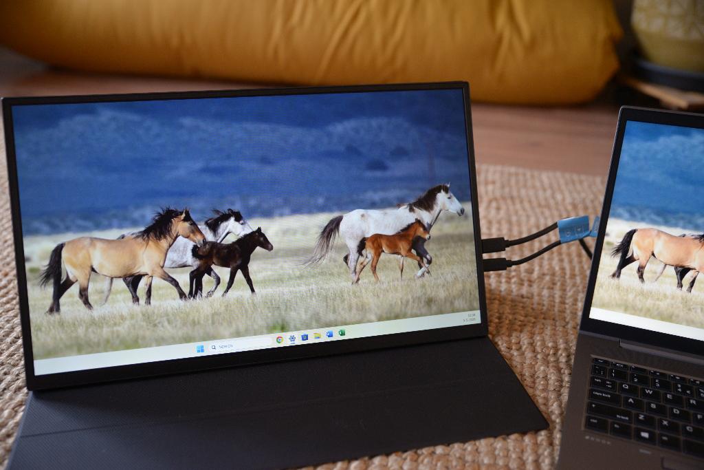 Portable monitor 18,5 inch, Computers en Software, Monitoren, HDMI, Ophalen of Verzenden, 18,5, LED