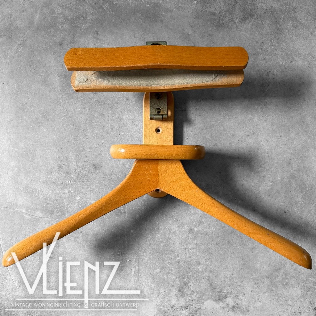 Vintage wanddressboy, dressboy, kledingstandaard muur, Ophalen of Verzenden, Huis en Inrichting