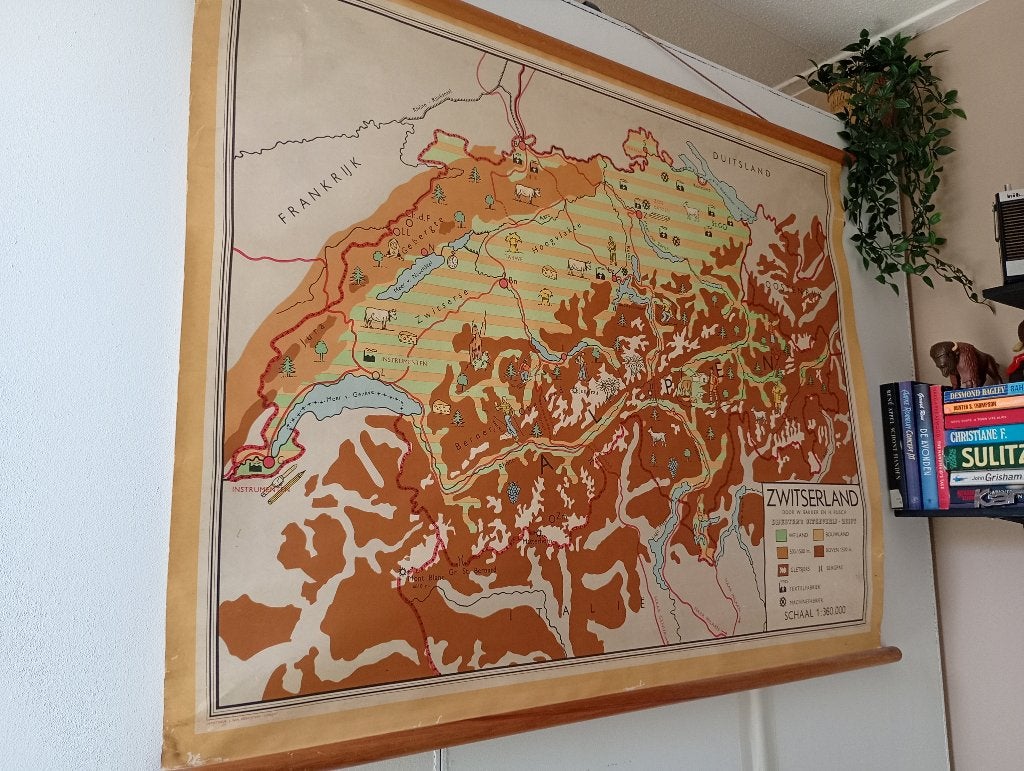 Poster Zwitserland, Ophalen, Aardrijkskunde