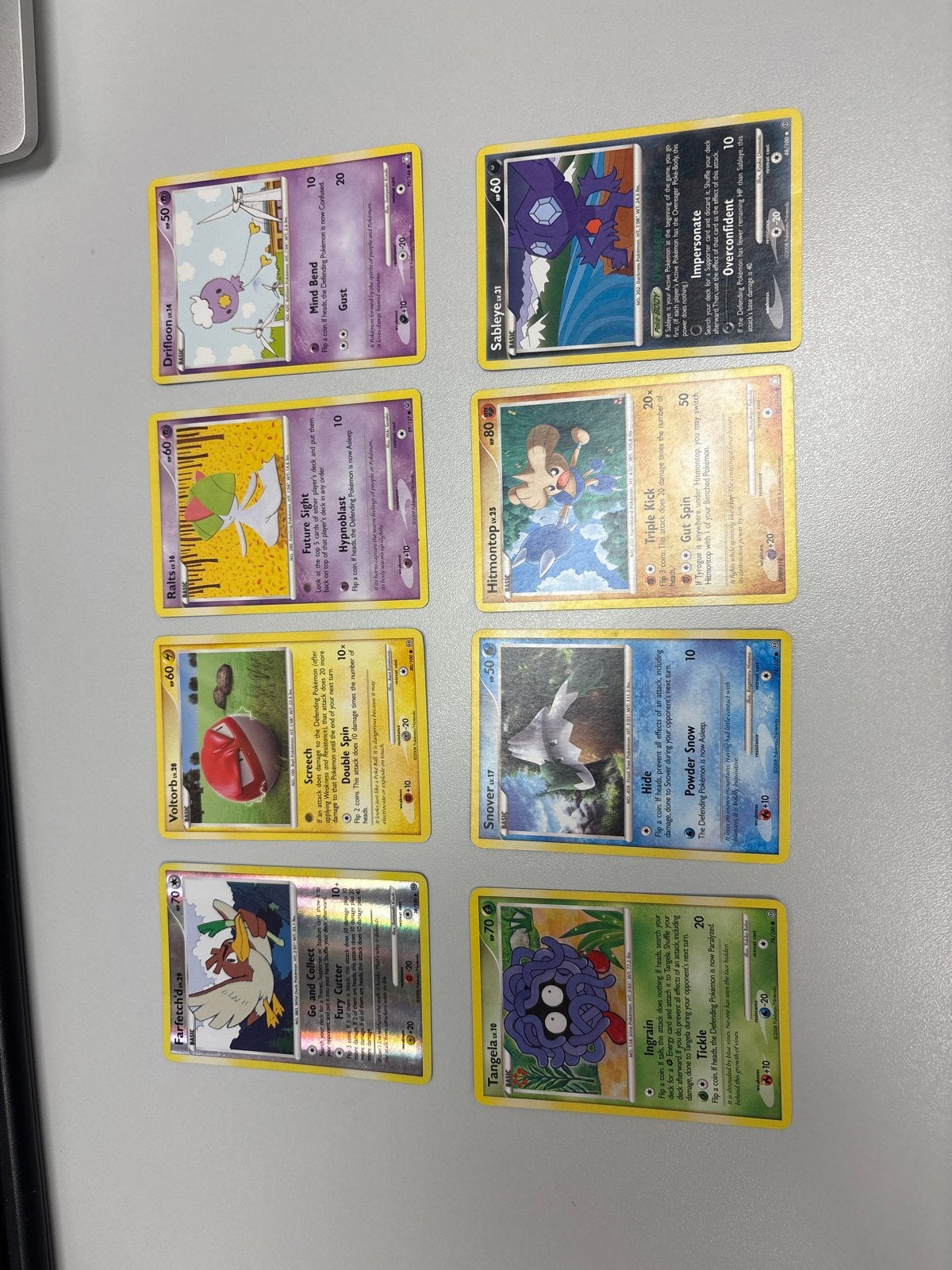8 Pokémon kaarten - Diverse karakters, Ophalen, Gebruikt, Meerdere kaarten