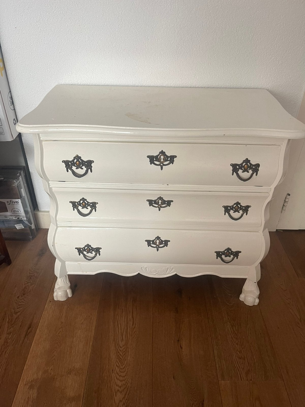 Leuk wit retro ladenkastje, Huis en Inrichting, Kasten | Ladekasten, Ophalen, Gebruikt, 50 tot 100 cm, Minder dan 100 cm