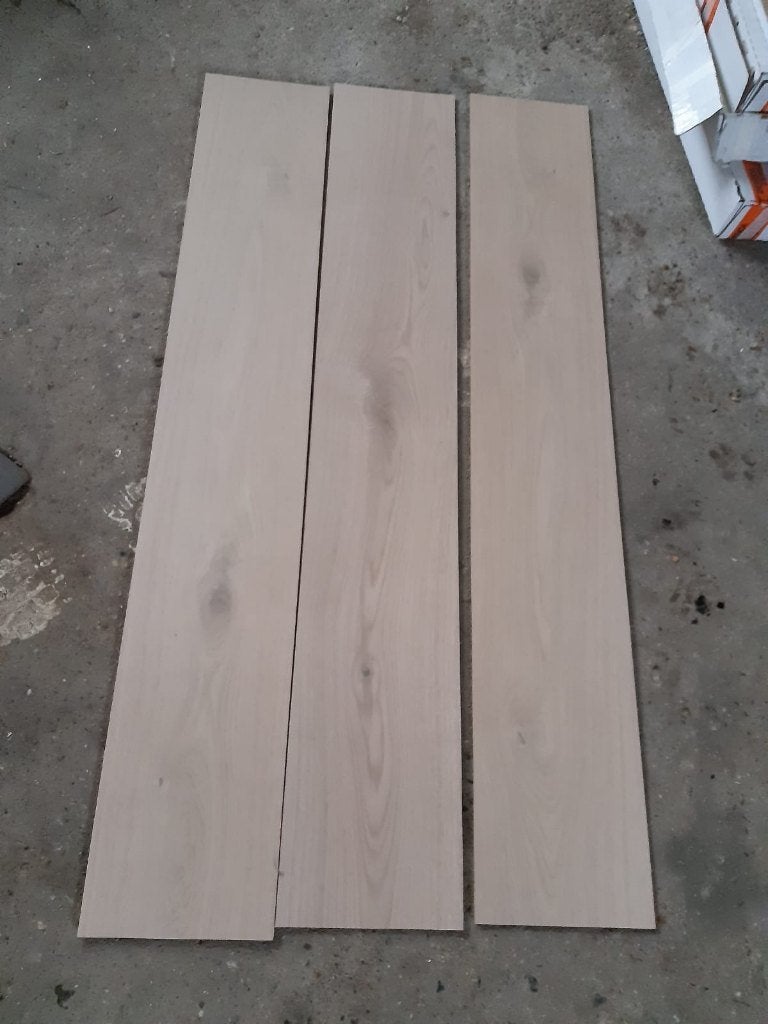 19m² kurkvloer met eiken toplaag, Nieuw, 10 m² of meer, 10 tot 30 cm, Hout