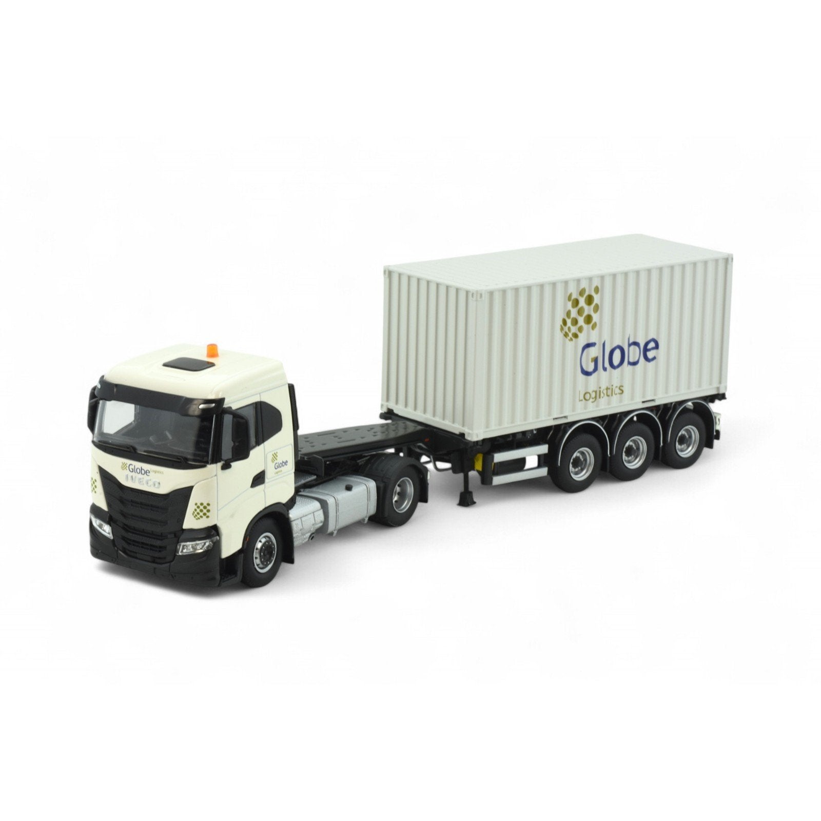 Iveco S-Way - mit 3achs Chassi und 20ft Container - Globe, Ophalen of Verzenden, Nieuw, Bus of Vrachtwagen, Tekno