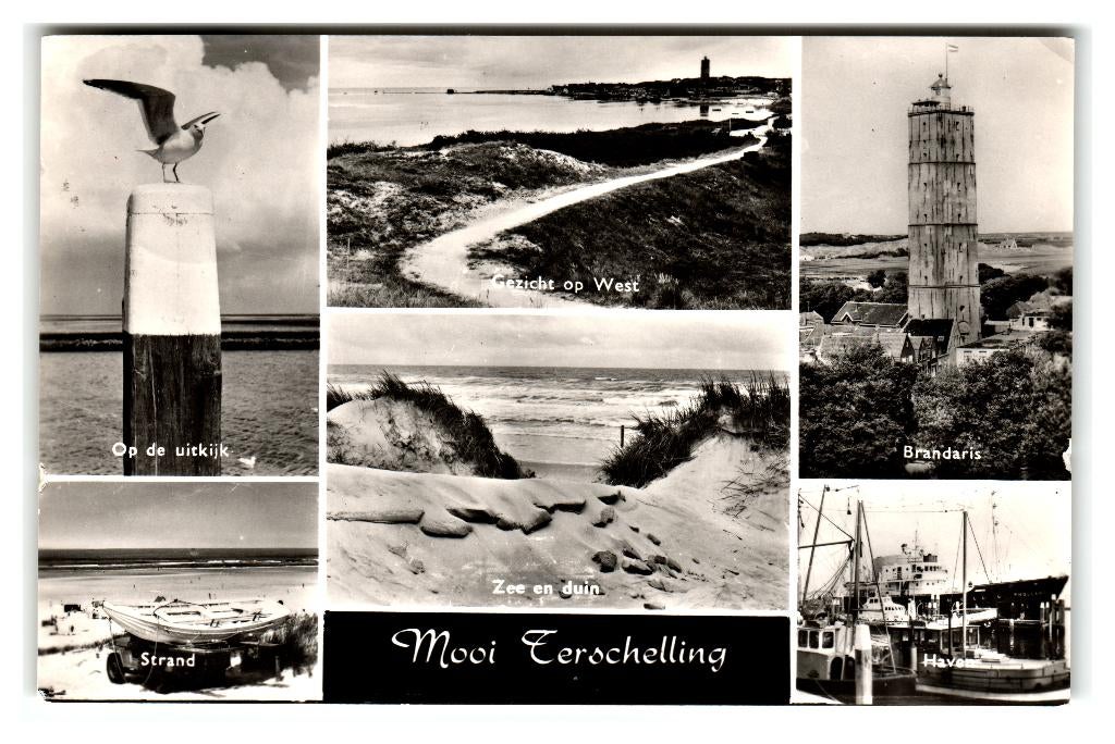 Terschelling, Mooi Terschelling. Opruimingskaart, Verzenden, 1960 tot 1980, Gelopen, Waddeneilanden