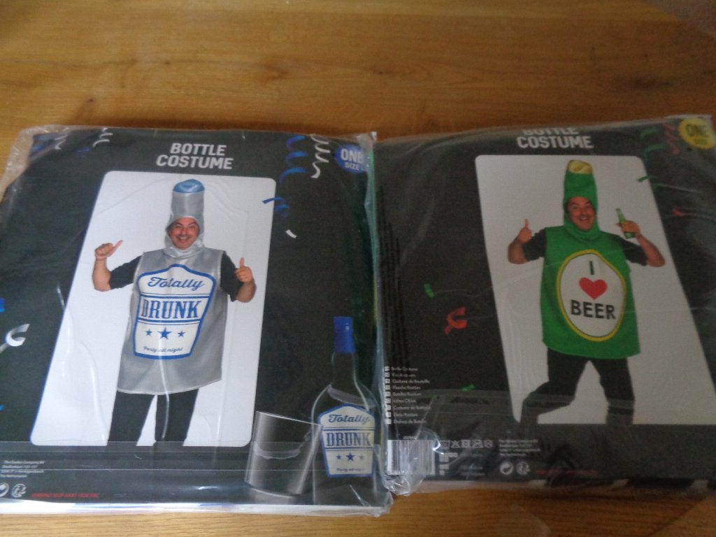 BIERFLESPAK: voor o.a vrijgezellenfeest/carnaval o.i.d., Ophalen of Verzenden, Nieuw, Geboorte of Huwelijk, Kleding
