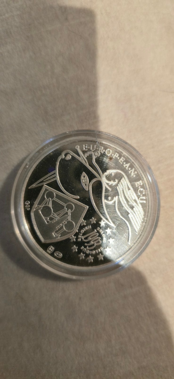 925 zilveren European ECU 1993 Duchy of Brabant, Postzegels en Munten, Ophalen of Verzenden, Zilver