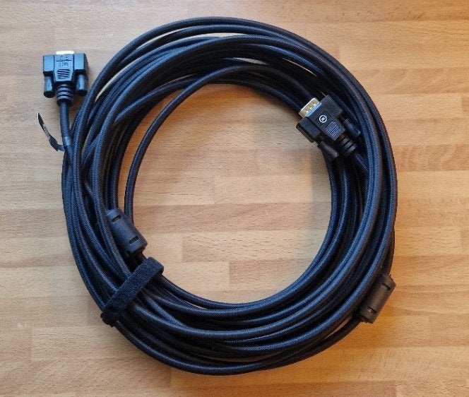 te koop nieuwe VGA verlengkabel van 10 meter 15 pins, Computers en Software, Ophalen of Verzenden, Nieuw