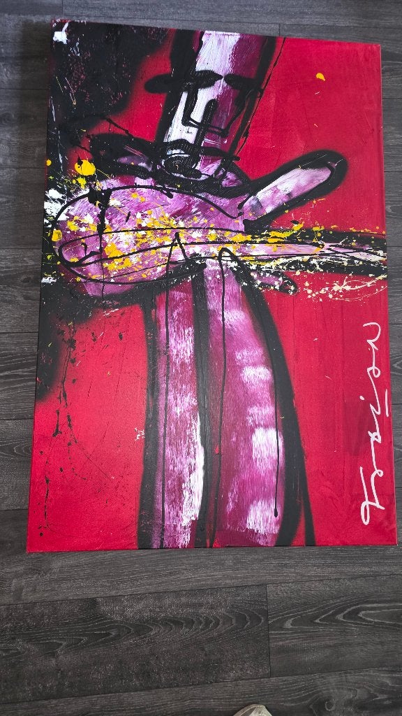 Purple Haze (herman Brood)  Met Certificaat Fabian, Ophalen