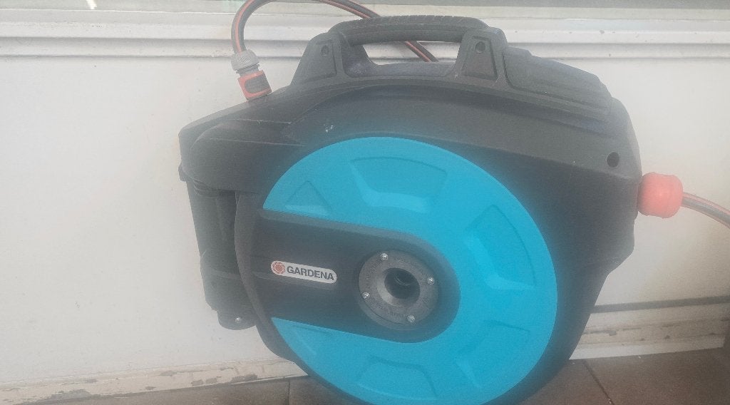 Gardena RollUp 25 meter, Ophalen, Zo goed als nieuw, Tuinslanghaspel