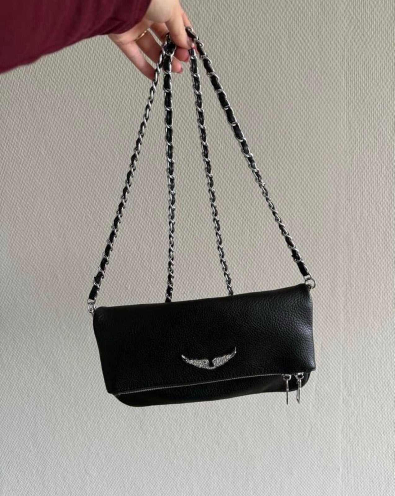 Zadig & voltaire, Ophalen of Verzenden, Zo goed als nieuw, Zwart, Handtas