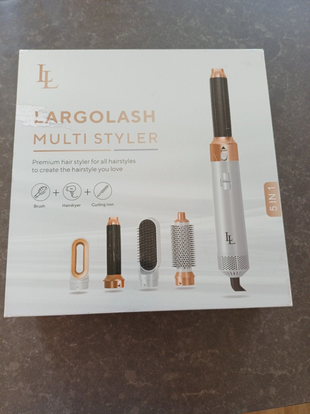 Largolash Multi Styler 5-in-1 Haarstyler, Ophalen of Verzenden, Zo goed als nieuw, Haarverzorging