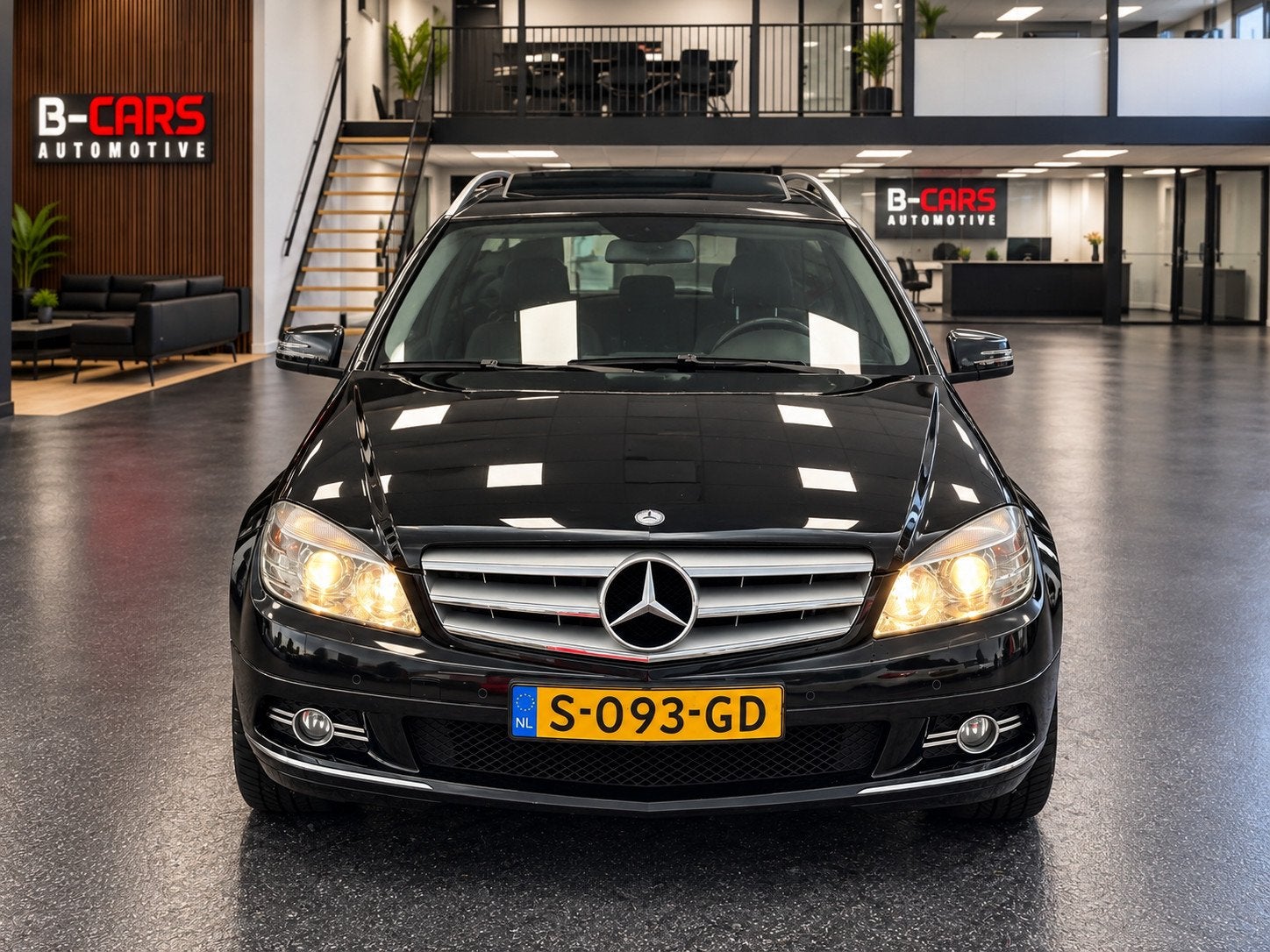 Mercedes-Benz C-klasse Estate 180 K BlueEFFICIENCY Xenon|Pan, Auto's, Automaat, Achterwielaandrijving, Zwart, 14 km/l