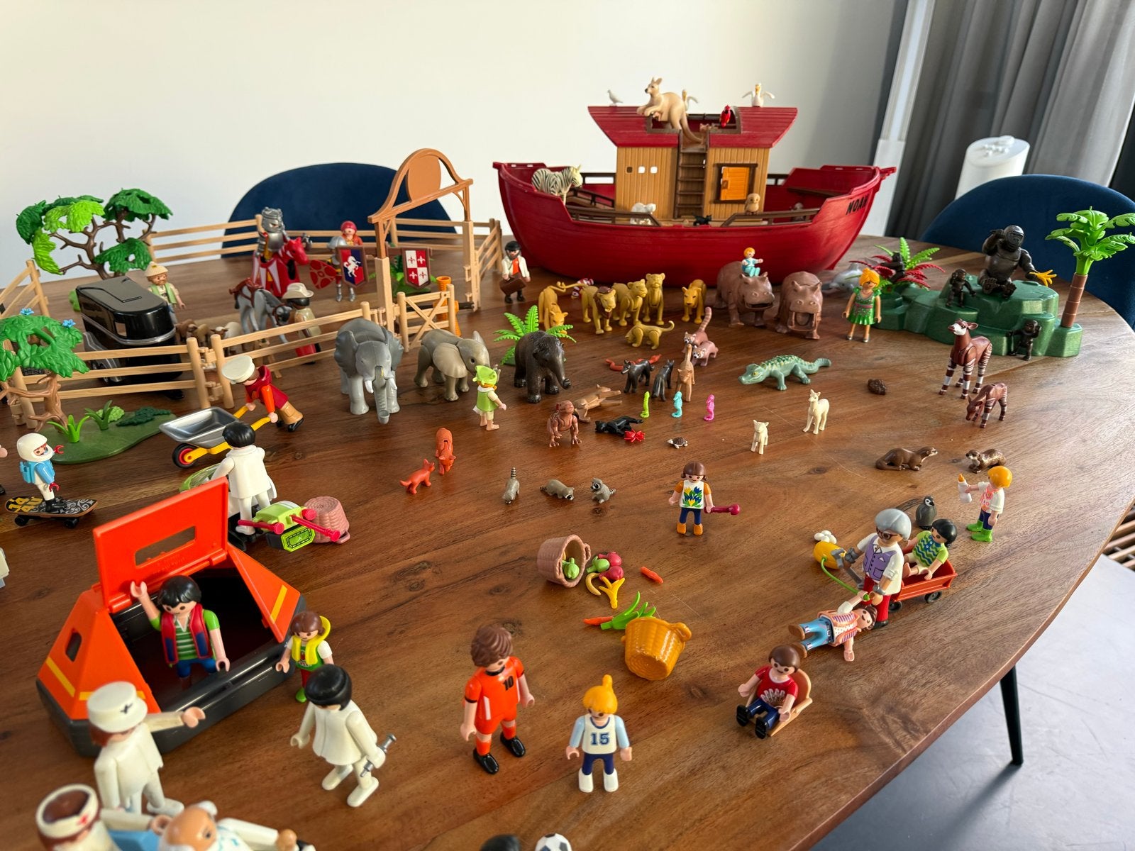 Grote Playmobil collectie: Dieren, Stad, Avontuur en meer!, Kinderen en Baby's, Gebruikt, Complete set, Ophalen of Verzenden, Boot/Schip