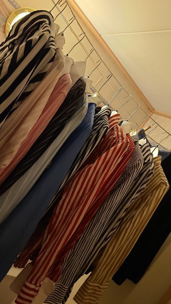 Diverse gestreepte blouses - Verschillende kleuren, Maat 38/40 (M), Blauw, Ophalen of Verzenden, Onbekend