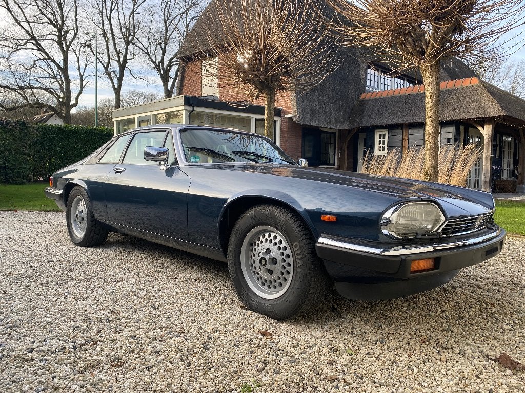 Jaguar 1987 Blauw, Automaat, 5341 cc, 12 cilinders, Leder