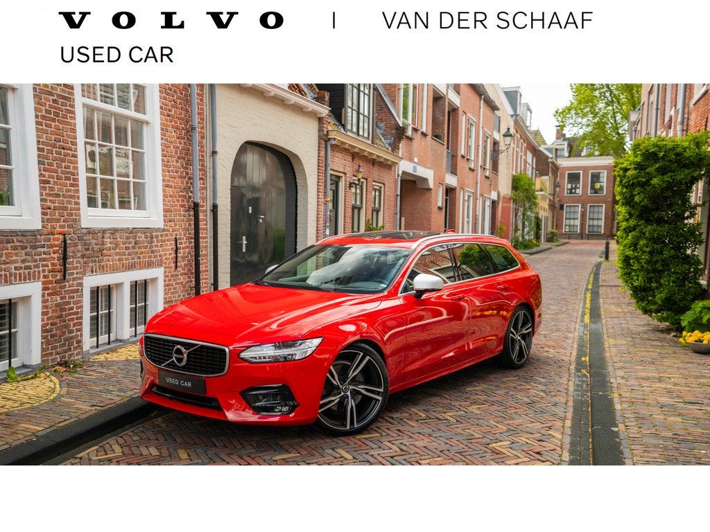 Volvo V90 T4 210pk Business Sport / 21'' / Head-Up / Adapt., Auto's, Volvo, 4 cilinders, 1616 kg, 209 pk, 93 €/maand