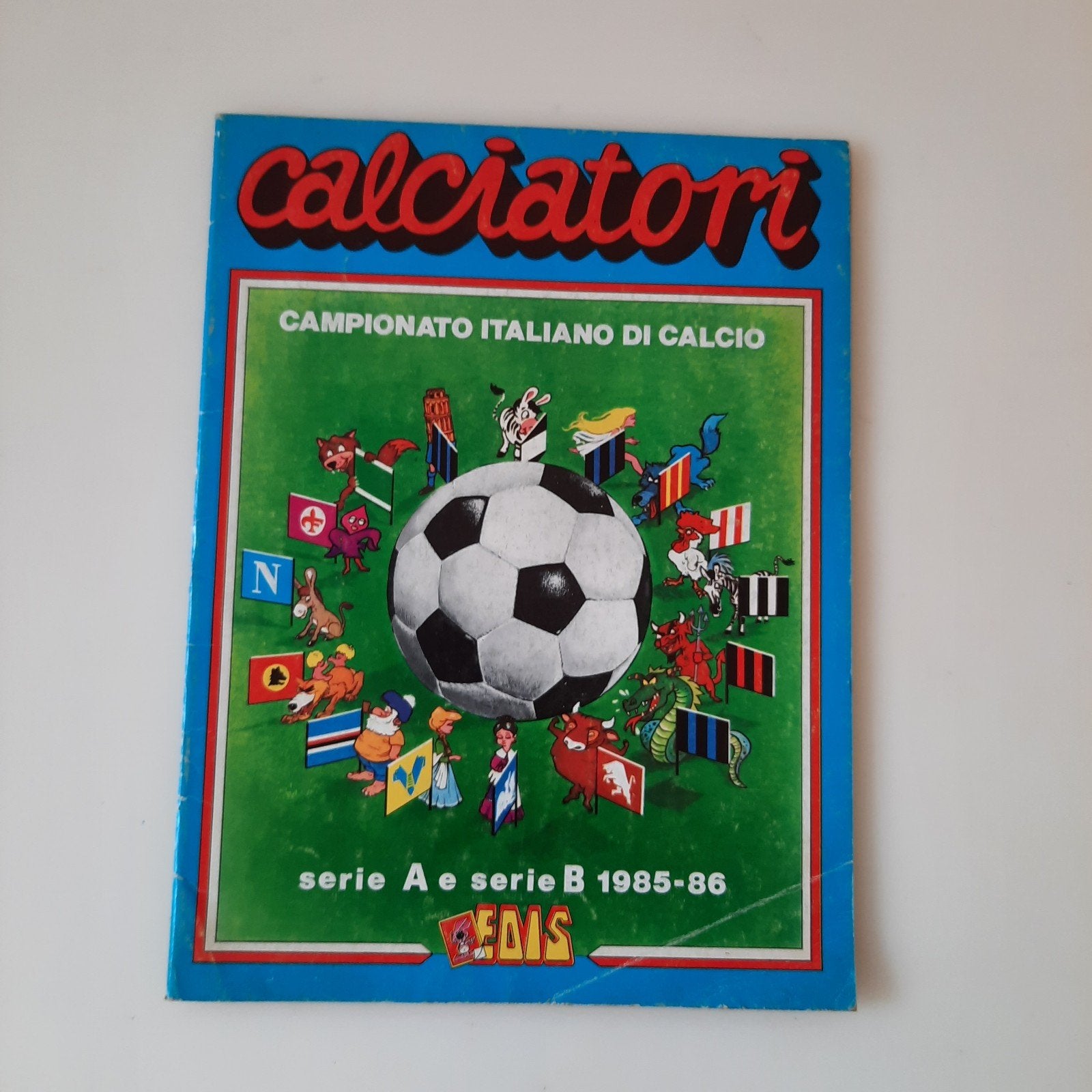 CALCIATORI voetbalplaatjes album uit ITALIË 1985-1986 LEEG, Verzamelen, Sportartikelen en Voetbal, Ophalen of Verzenden, Buitenlandse clubs