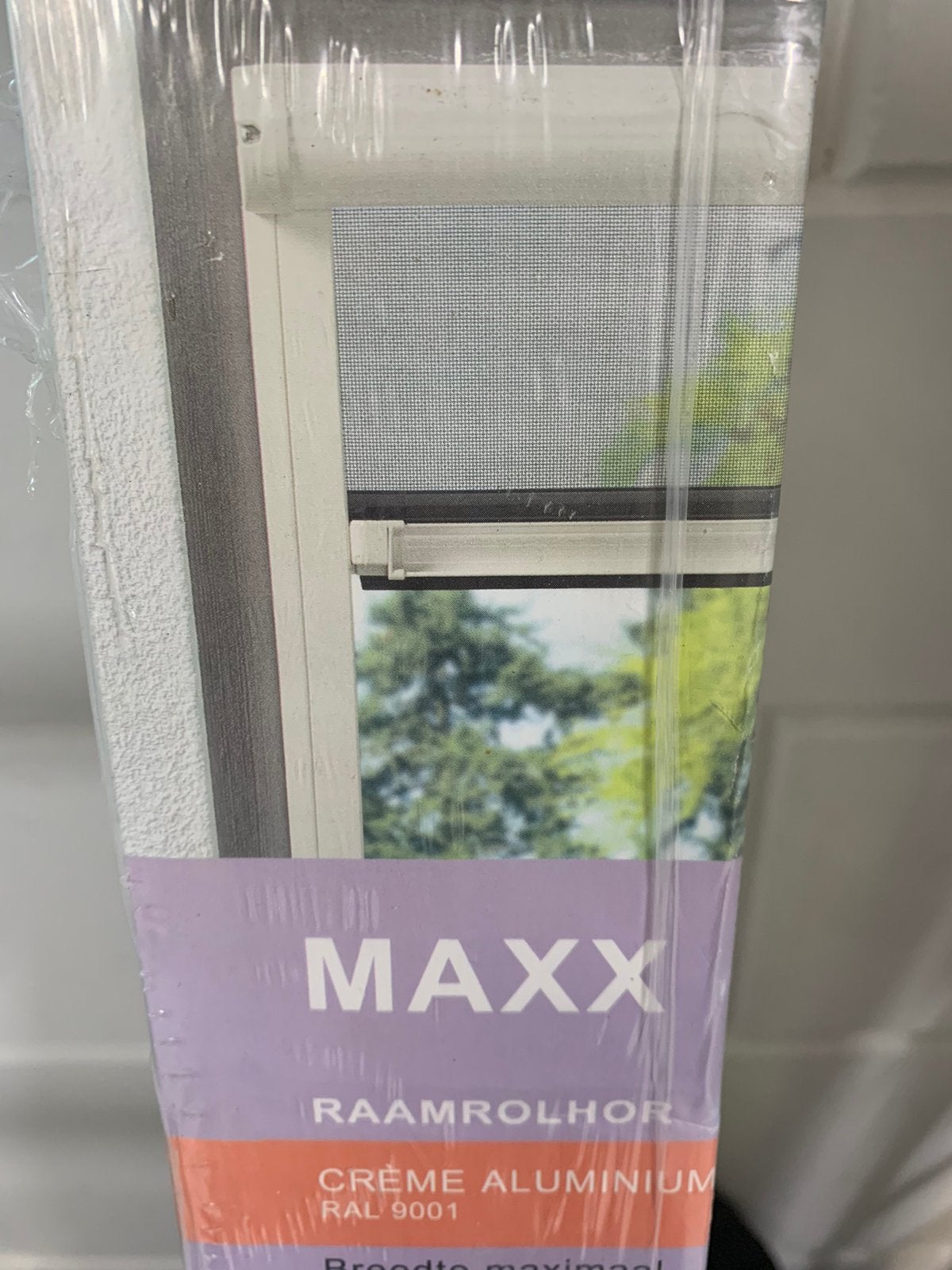 Bruynzeel Raamrolhor Crème Aluminium ral 9001, Ophalen, Minder dan 80 cm, Overige typen, Nieuw