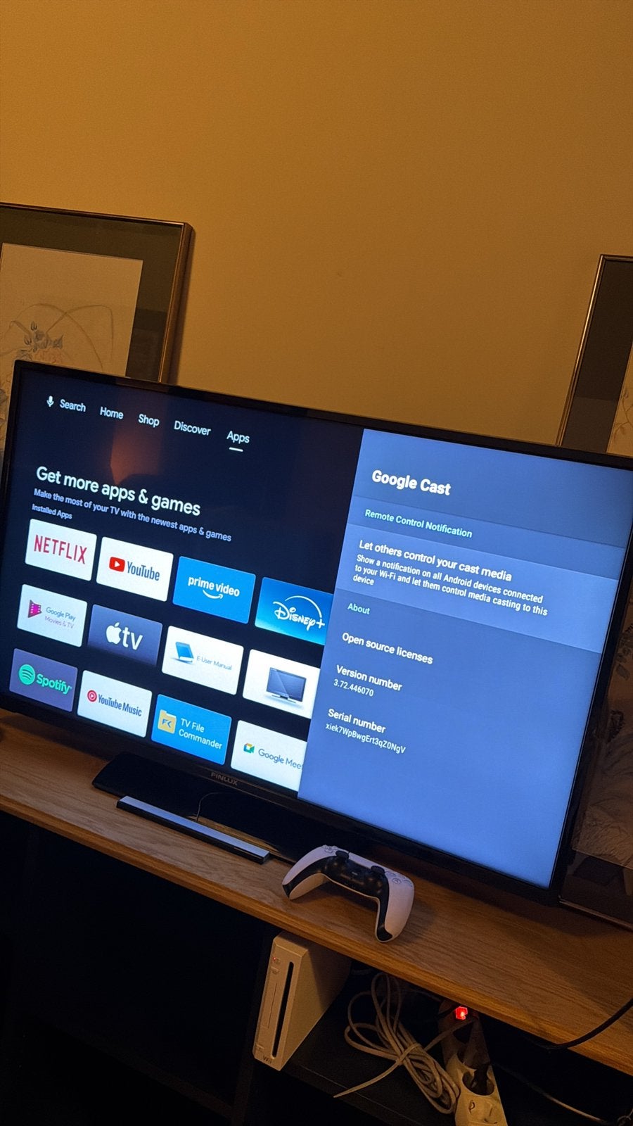 Finlux 43 inch (110 cm) Smart TV, Gebruikt, 50 Hz, 100 cm of meer, Smart TV