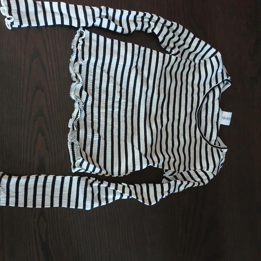 Page One Young gestreept shirt maat 134/140, Meisje, Page One Young, Nieuw, Ophalen of Verzenden