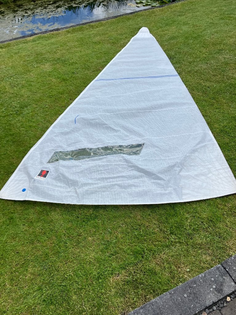 Grootzeil en 2 fokken voor Schakel, Ophalen, Gebruikt, 3 tot 6 meter, Minder dan 15 m²