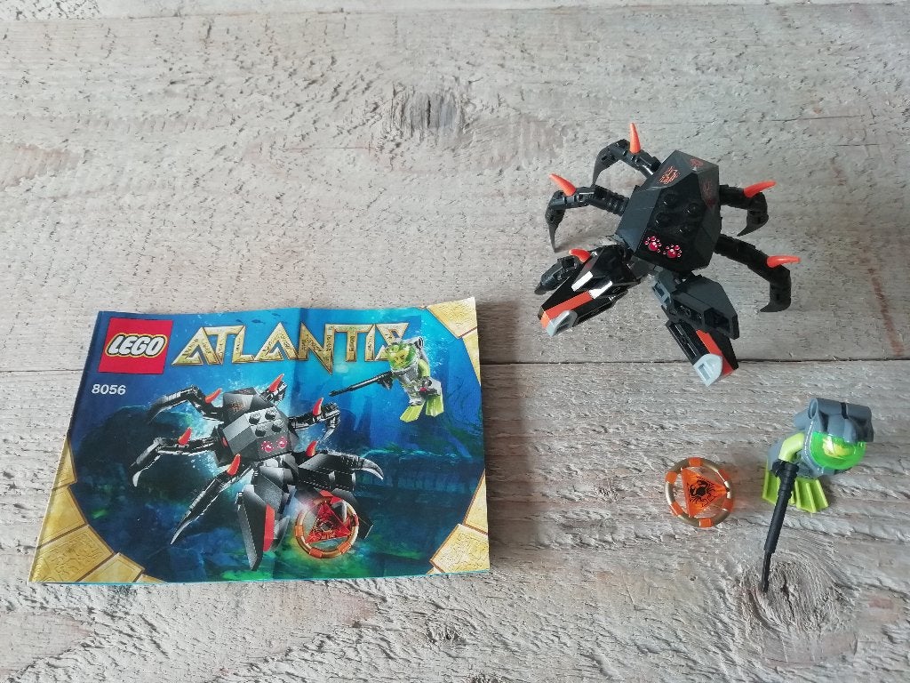 Lego Atlantis 8056 Reuzenkrab, Overige thema's, Lego, Inclusief instructies, Ophalen of Verzenden