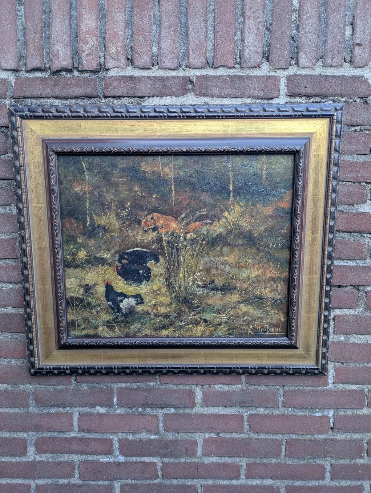 Schilderij theo van der biezen, Antiek en Kunst, Kunst | Schilderijen | Klassiek, Ophalen