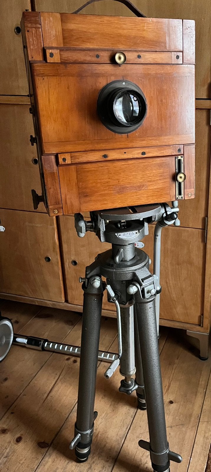 Gitzo film/foto statief, Audio, Tv en Foto, Fotografie | Statieven en Balhoofden, Gebruikt, 175 cm of meer, Gitzo, Ophalen of Verzenden