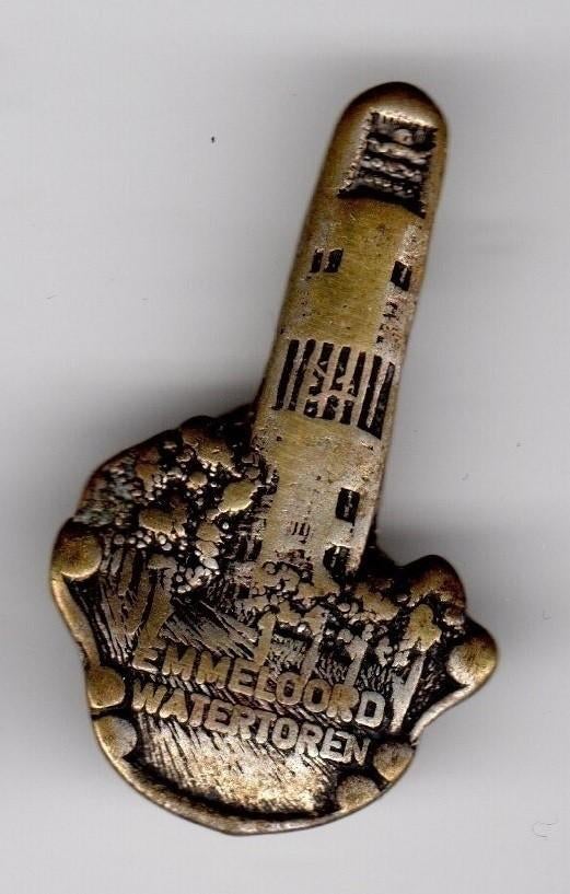 Speldje BROCHE WATERTOREN EMMELOORD (A2), Verzamelen, Speldjes, Pins en Buttons, Ophalen of Verzenden, Gebruikt, Overige onderwerpen