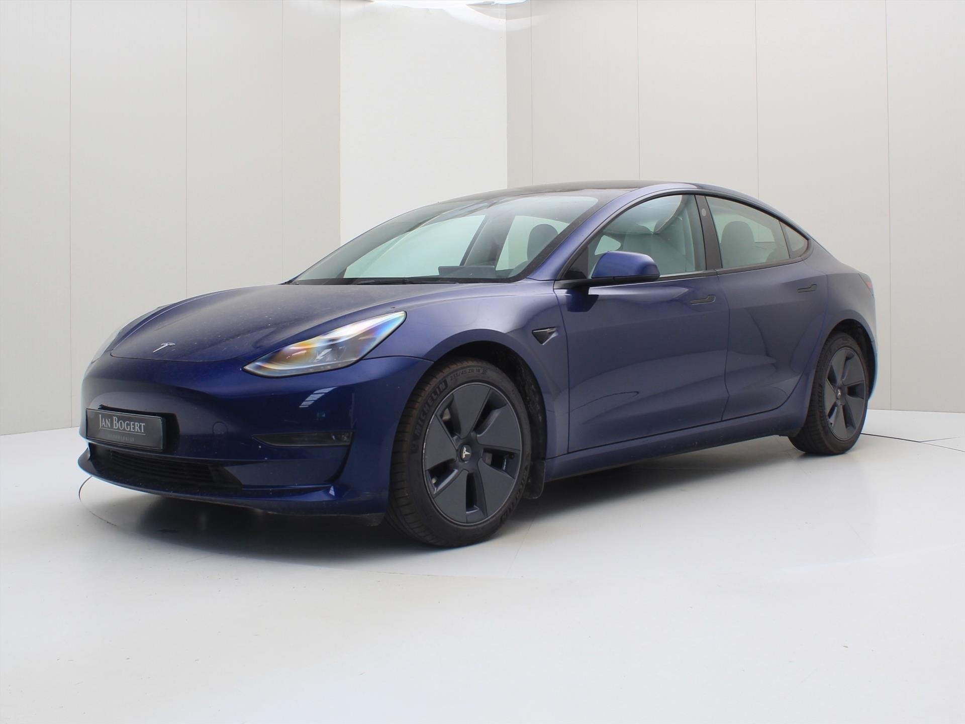 Tesla Model 3 Long-Range AWD 351pk 75 kWh 93.1% SoH UPGRADE, Automaat, Gebruikt, Blauw, 351 pk