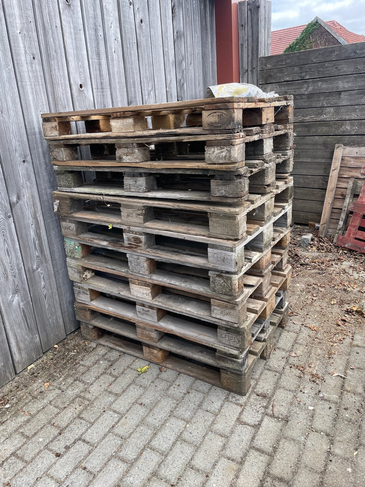 10 euro pallets, Doe-het-zelf en Verbouw, Hout en Planken, Ophalen, Minder dan 25 mm, Zo goed als nieuw, Pallet
