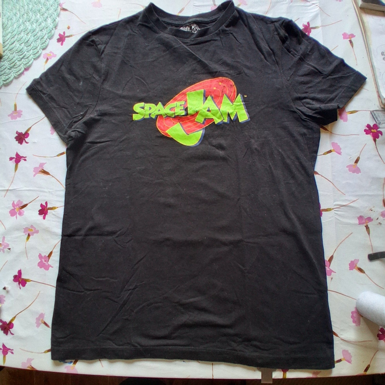 Primark Space Jam medium unisex shirt, Kleding | Heren, T-shirts, Ophalen of Verzenden, Maat 48/50 (M), Zwart, Primark