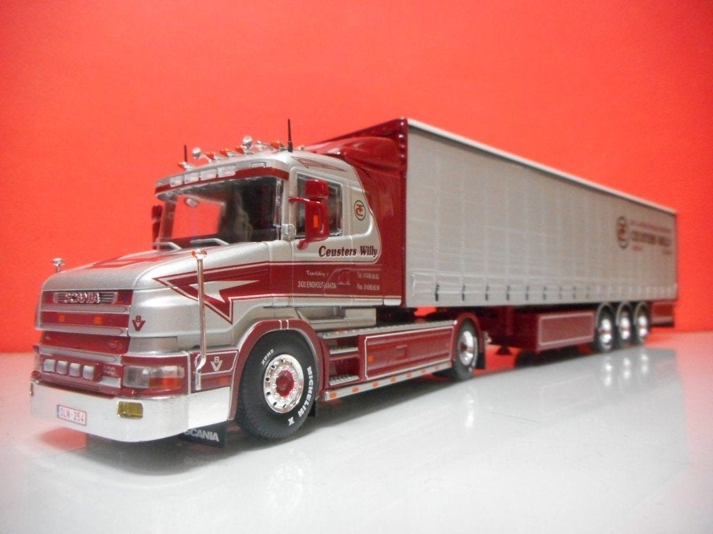 TEKNO SCANIA 4 WILLY CEUSTERS BELGIE 88105, Ophalen of Verzenden, Nieuw, Bus of Vrachtwagen, Tekno