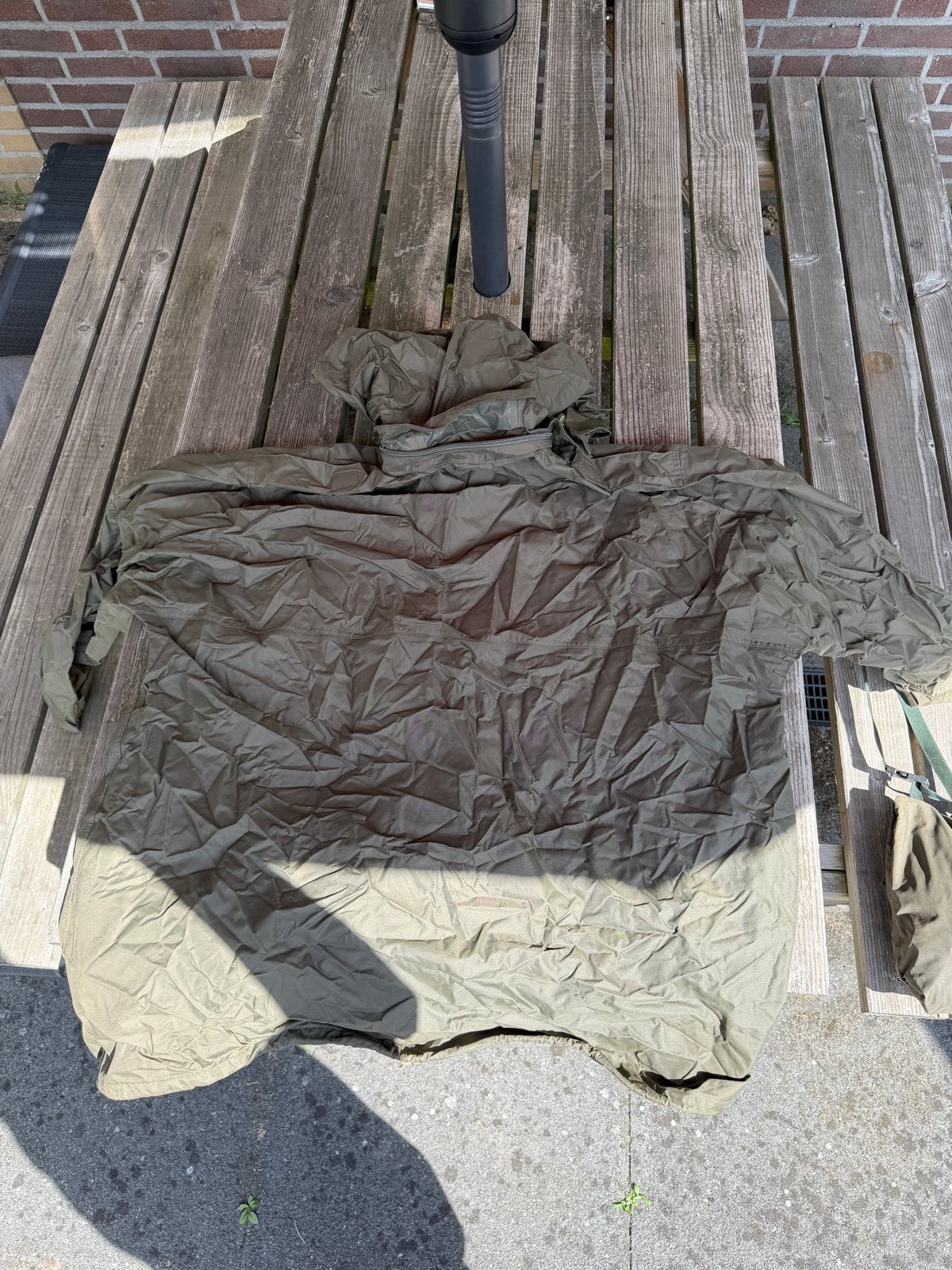 KL Natweer Pak (Jas L en Broek M), Ophalen of Verzenden, Gebruikt, Regenjas, Heren