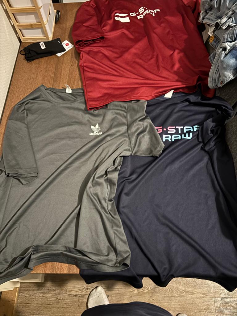 3 sportshirts, maat 2XL, zo goed als nieuw, Kleding | Heren, Sportkleding, Ophalen, Overige kleuren, Overige maten, Zo goed als nieuw