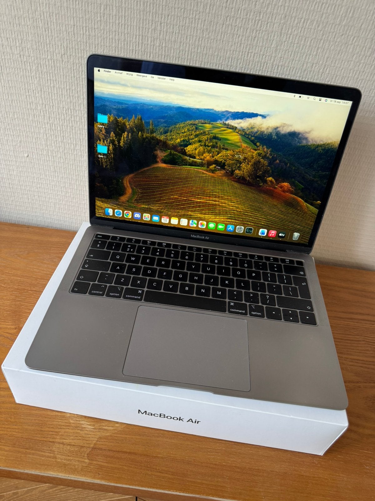 Apple MacBook Air 2019 – 16 GB RAM – 1 TB SSD – Compleet, Ophalen, 1 TB of meer, 13 inch, Minder dan 2 Ghz