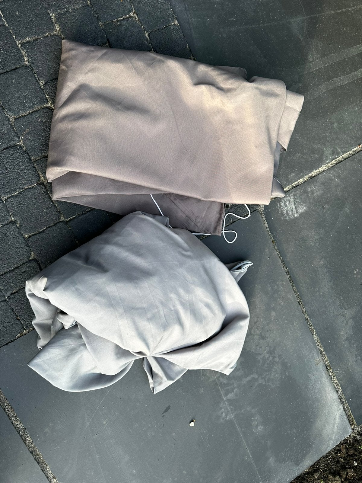 2 Schaduw doek schaduwdoek zonnescherm, Tuin en Terras, Ophalen, Zo goed als nieuw