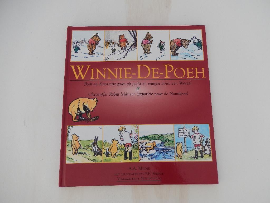 Winnie poeh en knorretje gaan op jacht expeditie Noordpool, Ophalen of Verzenden, Zo goed als nieuw, A.A. Milne, Prentenboek