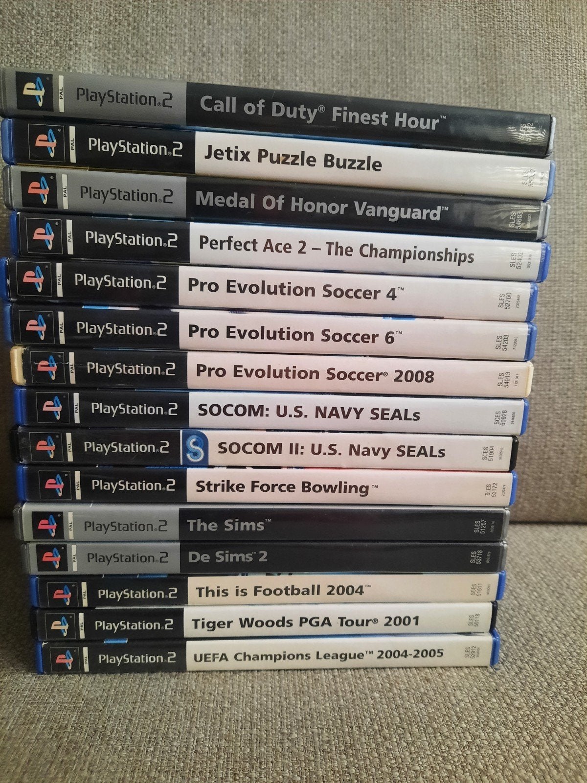 PS 2 spellen 15 stuks, Gebruikt, Ophalen of Verzenden, Sport, 3 spelers of meer