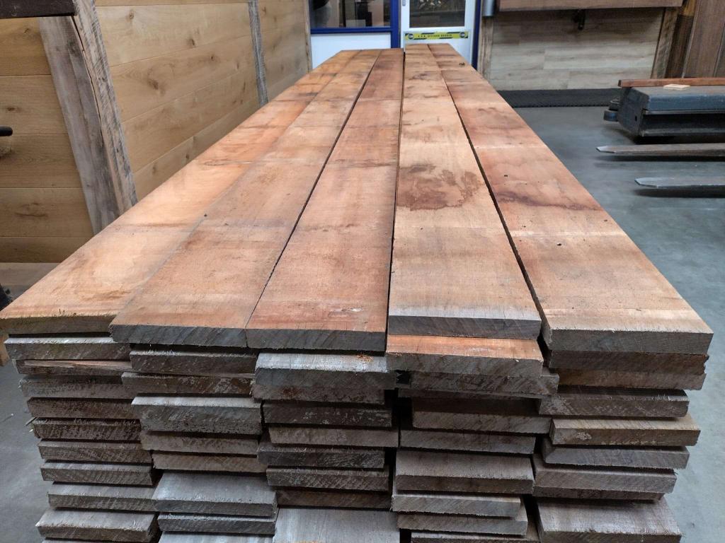 3x20 CM hardhouten fijnbezaagde planken hek brugdeel planken, 25 tot 50 mm, Nieuw, Ophalen of Verzenden, Plank