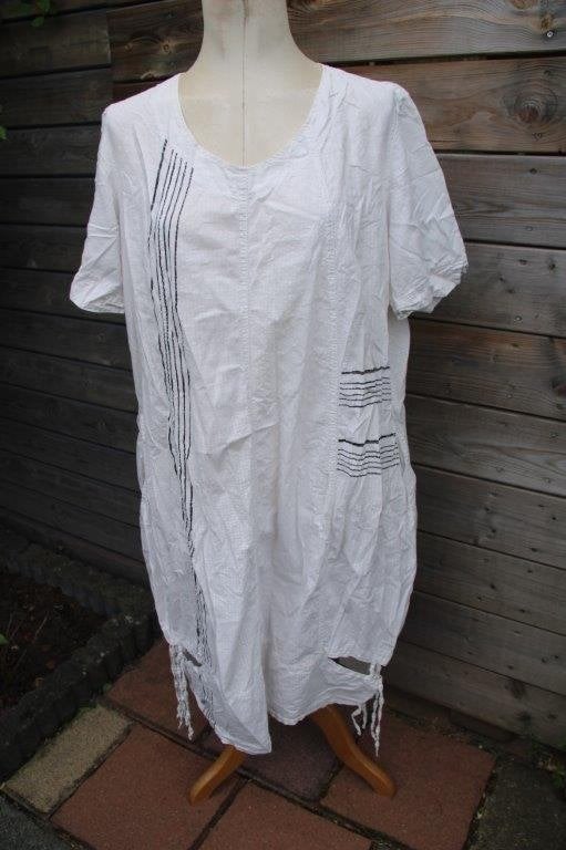 Jurk creme/ zwart Kekoo mt 3 (48/50) Vaste prijs, Overige kleuren, Maat 46/48 (XL) of groter, Ophalen of Verzenden, Zo goed als nieuw
