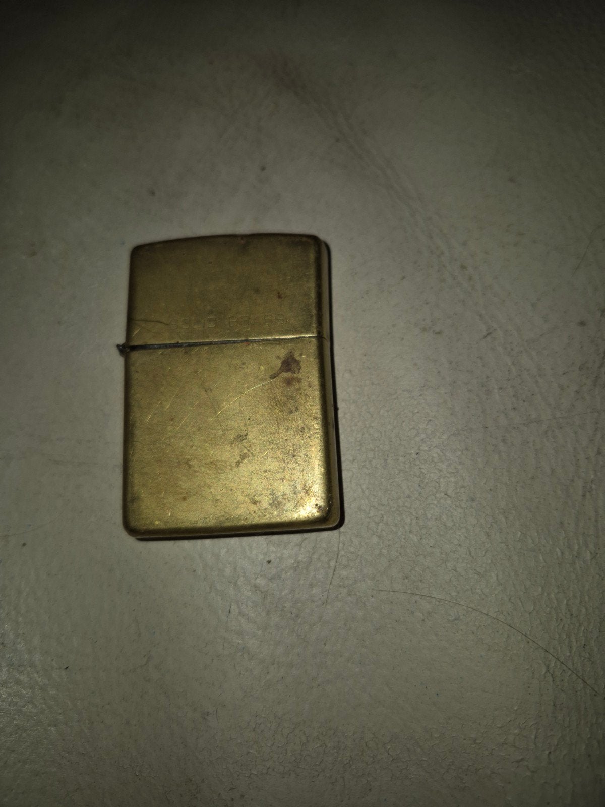 goudkleurige echte Zippo aansteker, Verzamelen, Ophalen, Aansteker