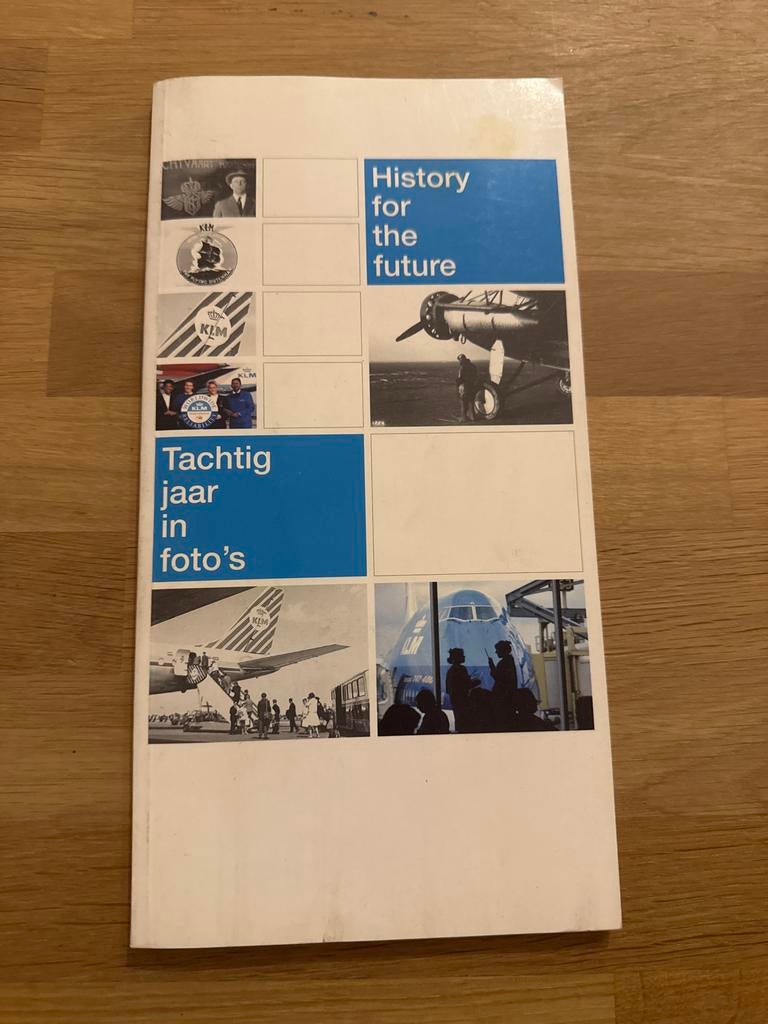 KLM: Tachtig jaar in foto's - History for the future, Boeken, Verzenden, Gelezen, Vliegtuig