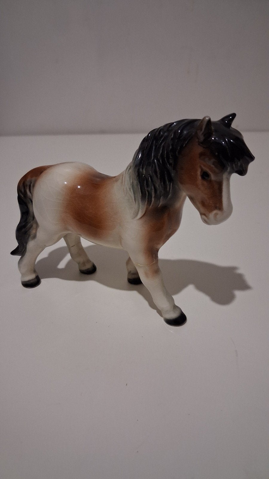 Vintage Goebel Porseleinen Paard Beeldje - West-Duitsland, Ophalen of Verzenden