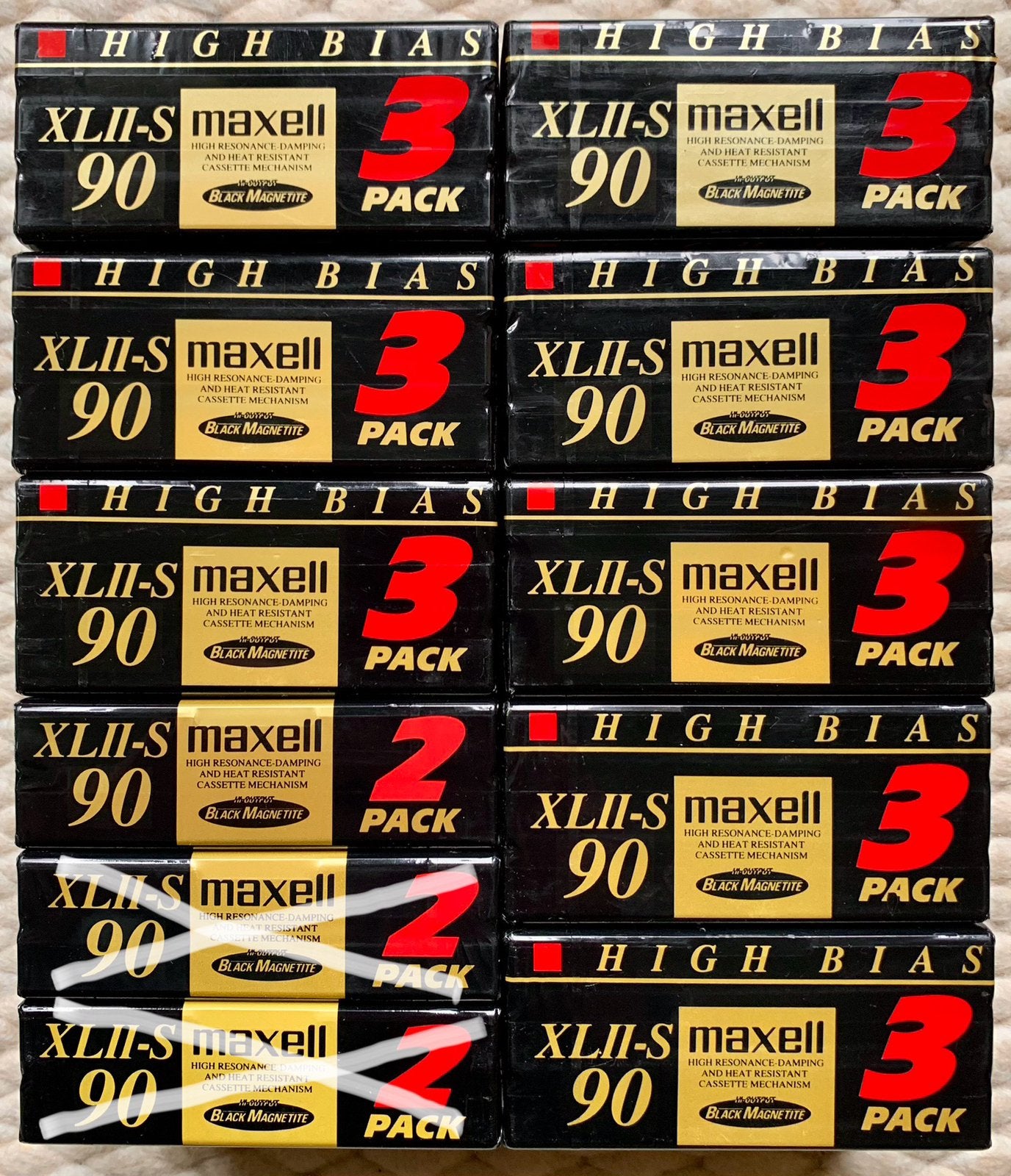NOS Maxell XLII-S 90 1994 cassettebandjes XLII-S90 XLIIS C90, Cd's en Dvd's, Cassettebandjes, 2 t/m 25 bandjes, Ophalen of Verzenden