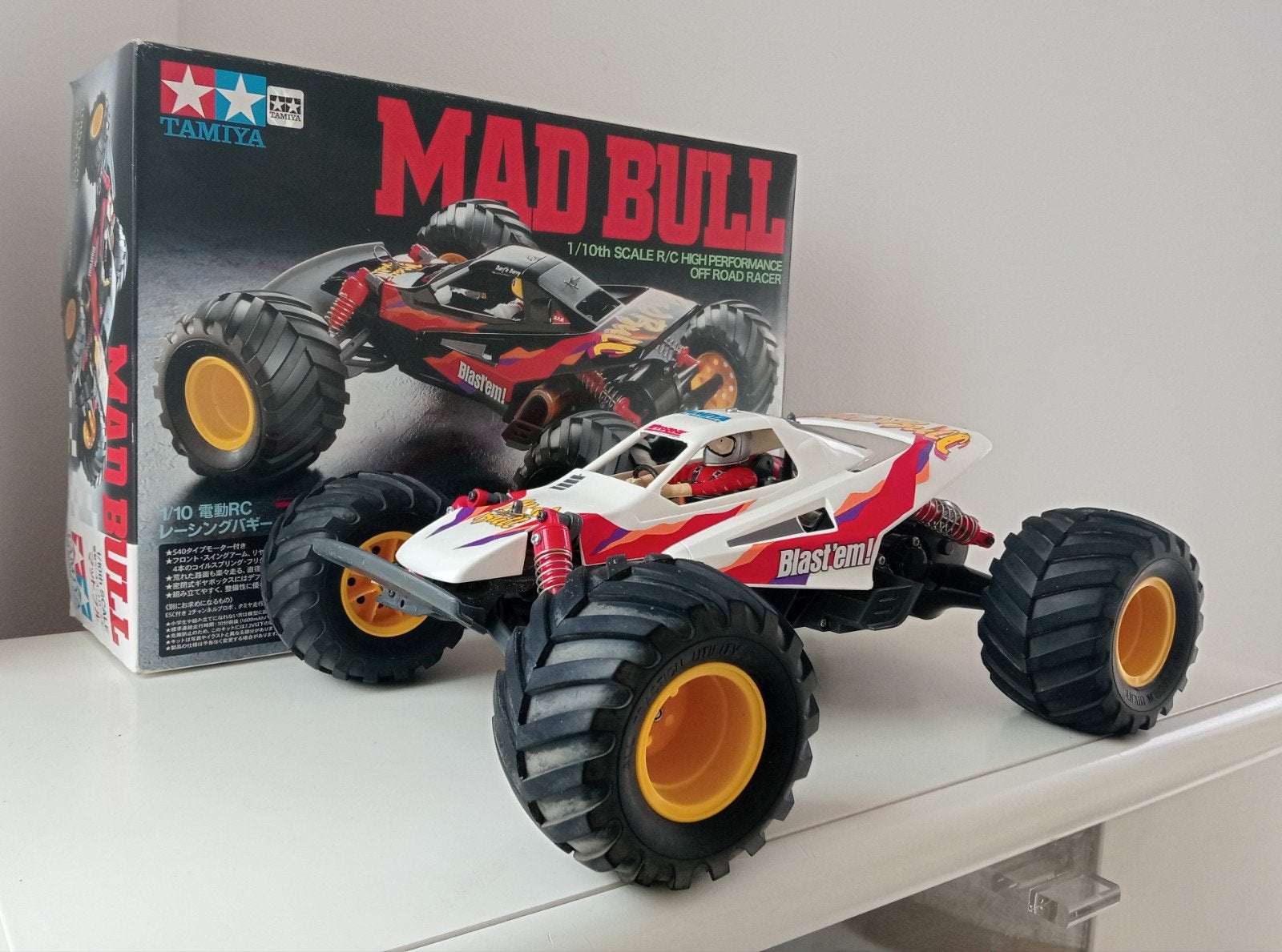 RC Mad Bull Buggy 1:10, Ophalen of Verzenden, Zo goed als nieuw, Auto offroad