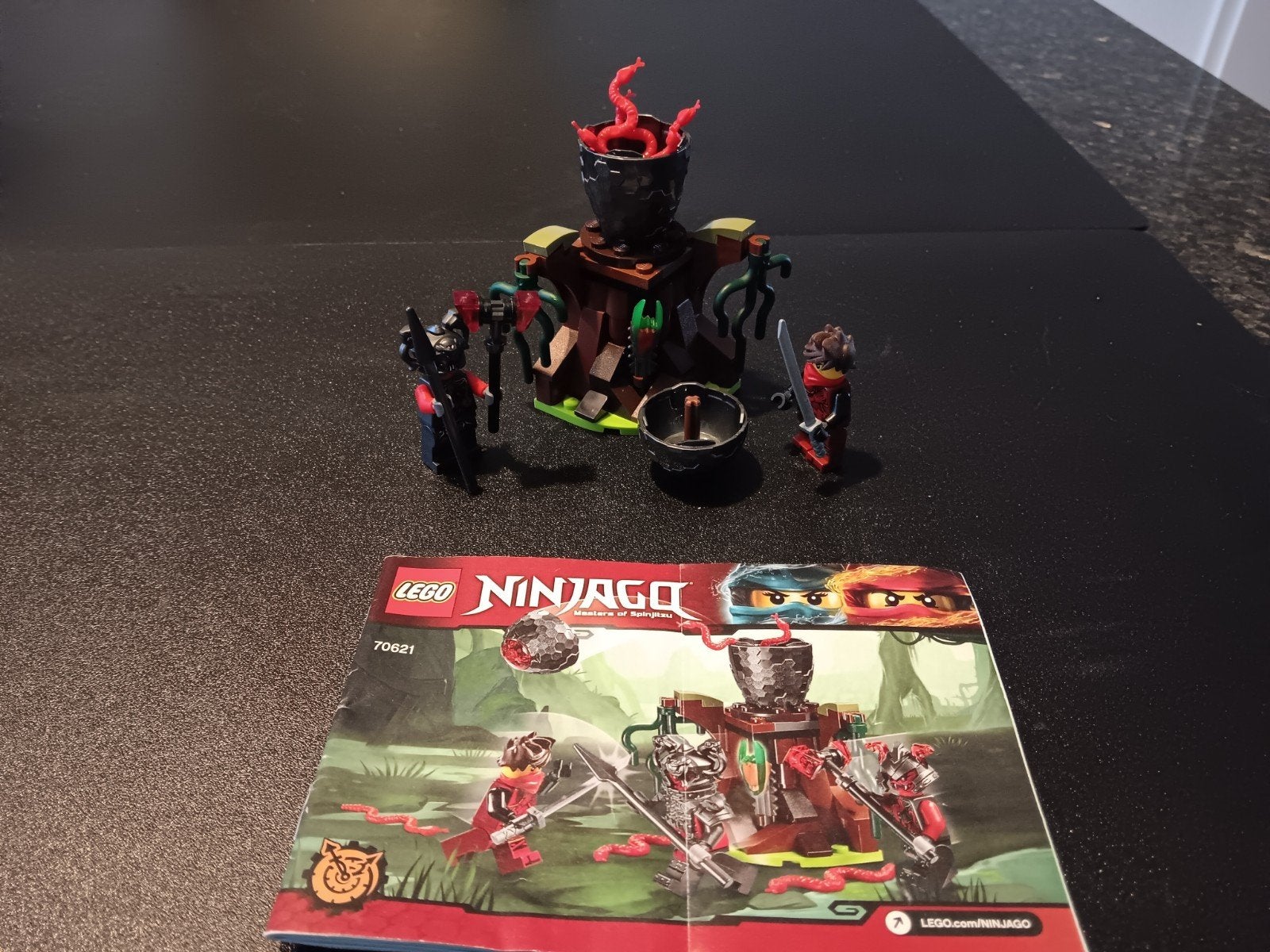 Lego Ninjago 70621 De Val van de Vermillion, Lego, Ophalen of Verzenden, Compleet, Zo goed als nieuw